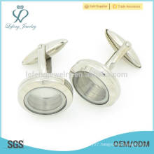 New arrival stainless steel silver shirt cufflink jewelry